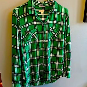 Merona Plaid Button up Shirt